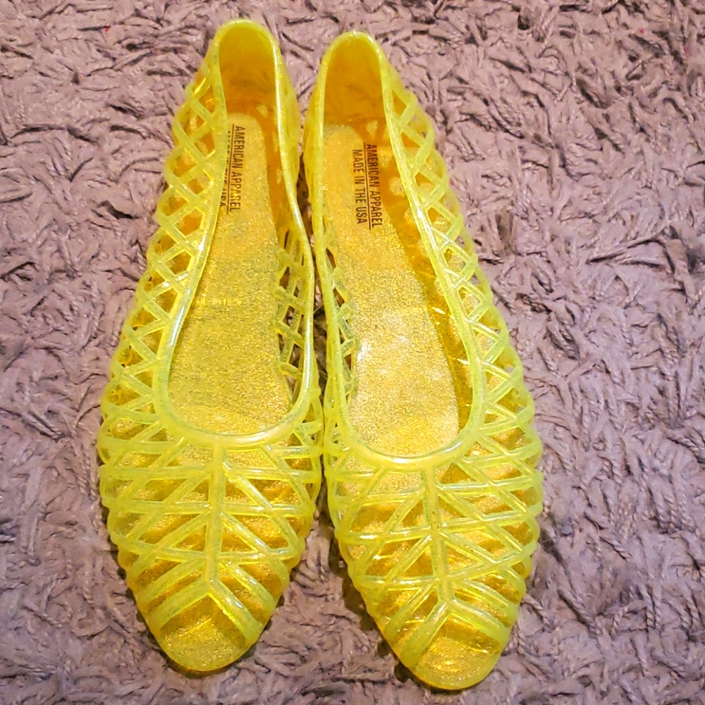 American Apparel Jelly Sandals